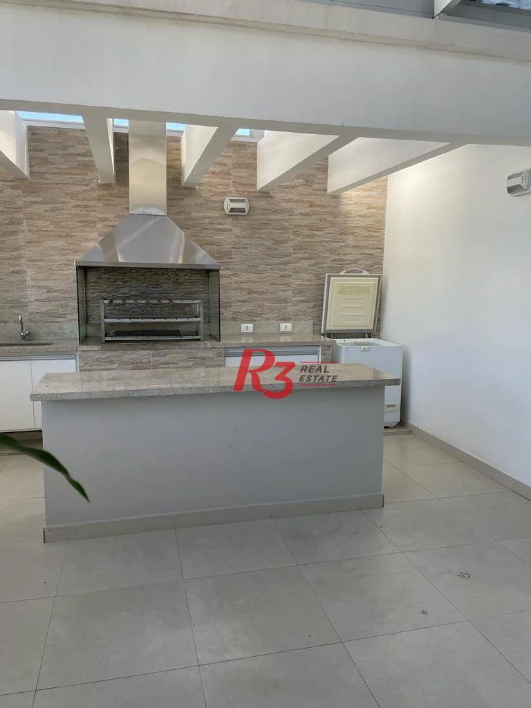 Apartamento com 3 dormitórios à venda, 196 m² por R$ 1.990.000,00 - Embaré - Santos/SP