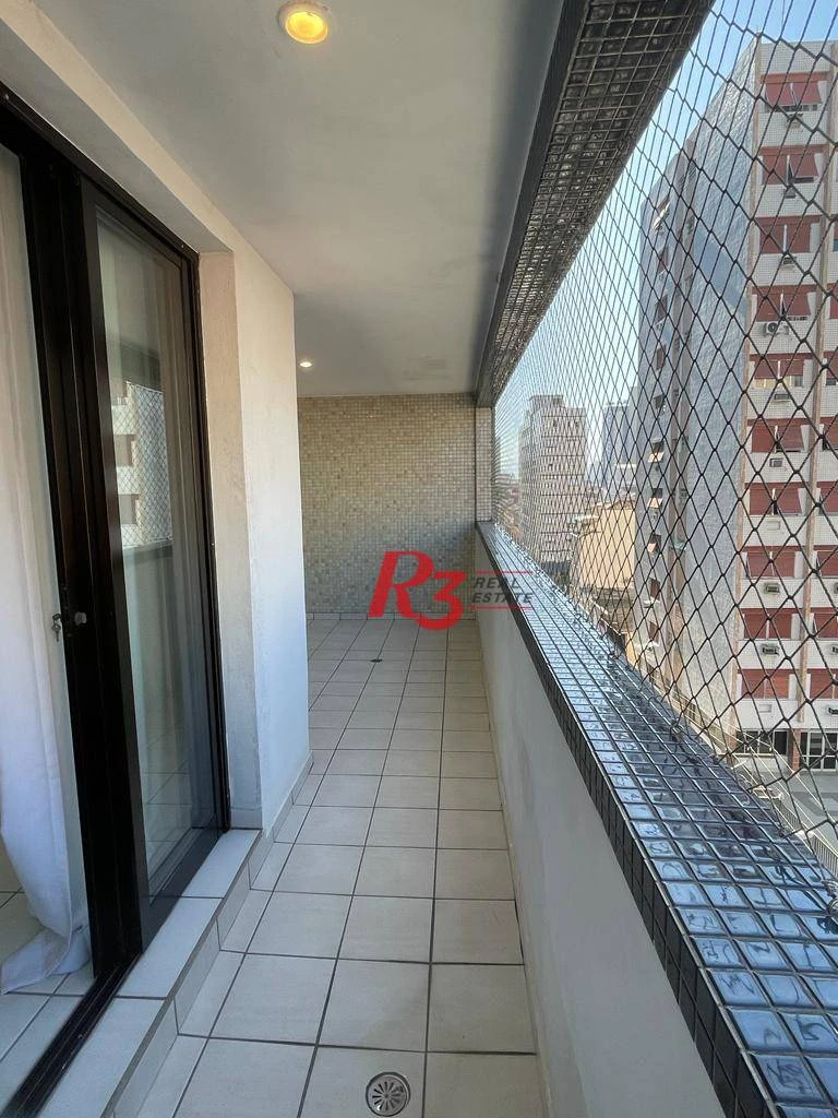 Apartamento com 3 dormitórios à venda, 196 m² por R$ 1.990.000,00 - Embaré - Santos/SP