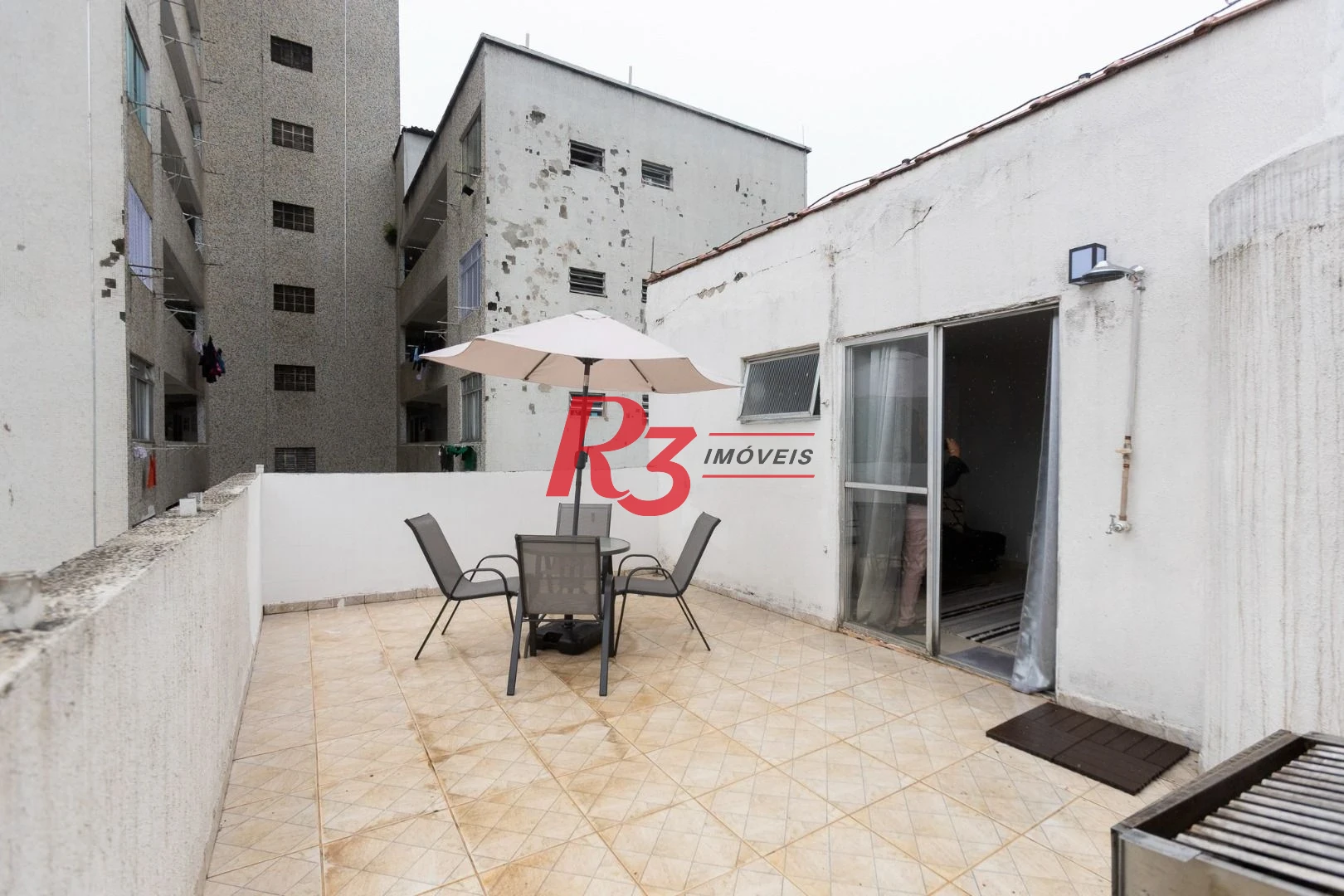 Cobertura com 2 dormitórios à venda, 105 m² - José Menino - Santos/SP