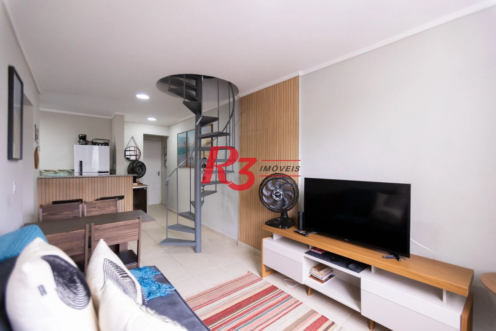 Cobertura com 2 dormitórios à venda, 105 m² - José Menino - Santos/SP