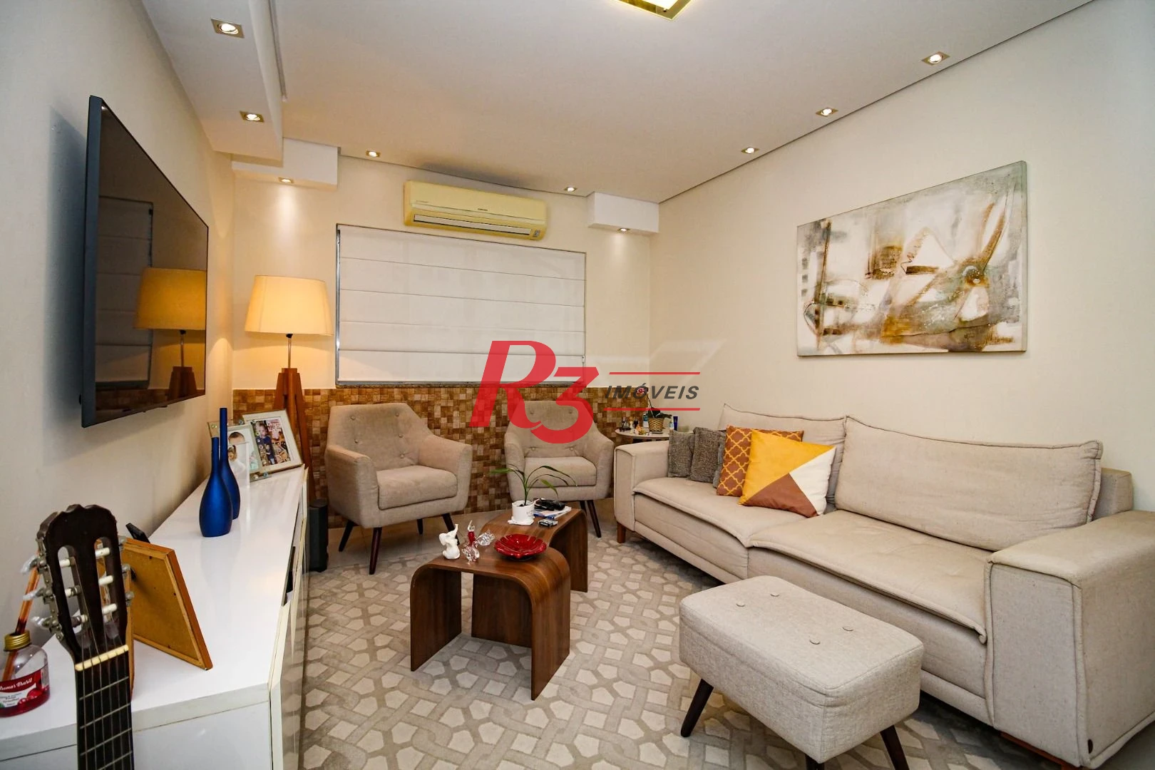 Apartamento com 2 dormitórios à venda, 82 m² por R$ 580.000,00 - Campo Grande - Santos/SP
