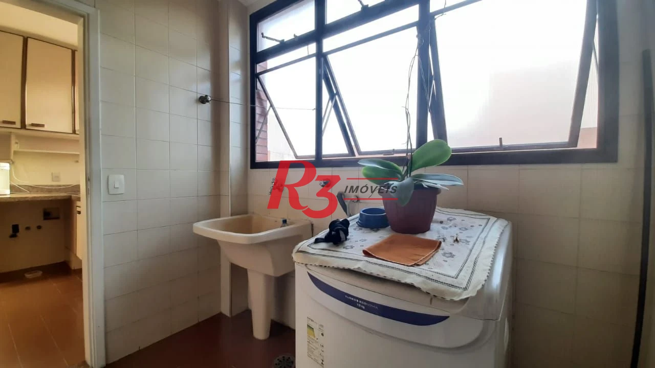 Apartamento com 3 dormitórios à venda, 117 m² por R$ 1.120.000,00 - Boqueirão - Santos/SP