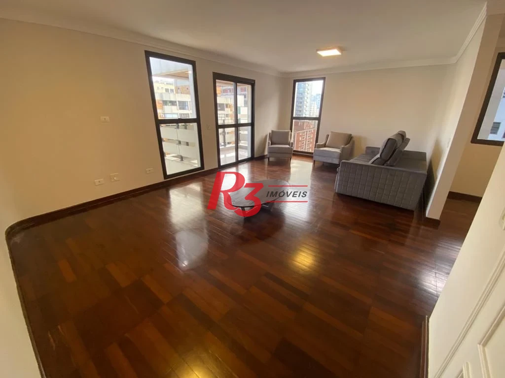 Apartamento com 3 dormitórios para alugar, 140 m² por R$ 11.500,00/mês - Aparecida - Santos/SP