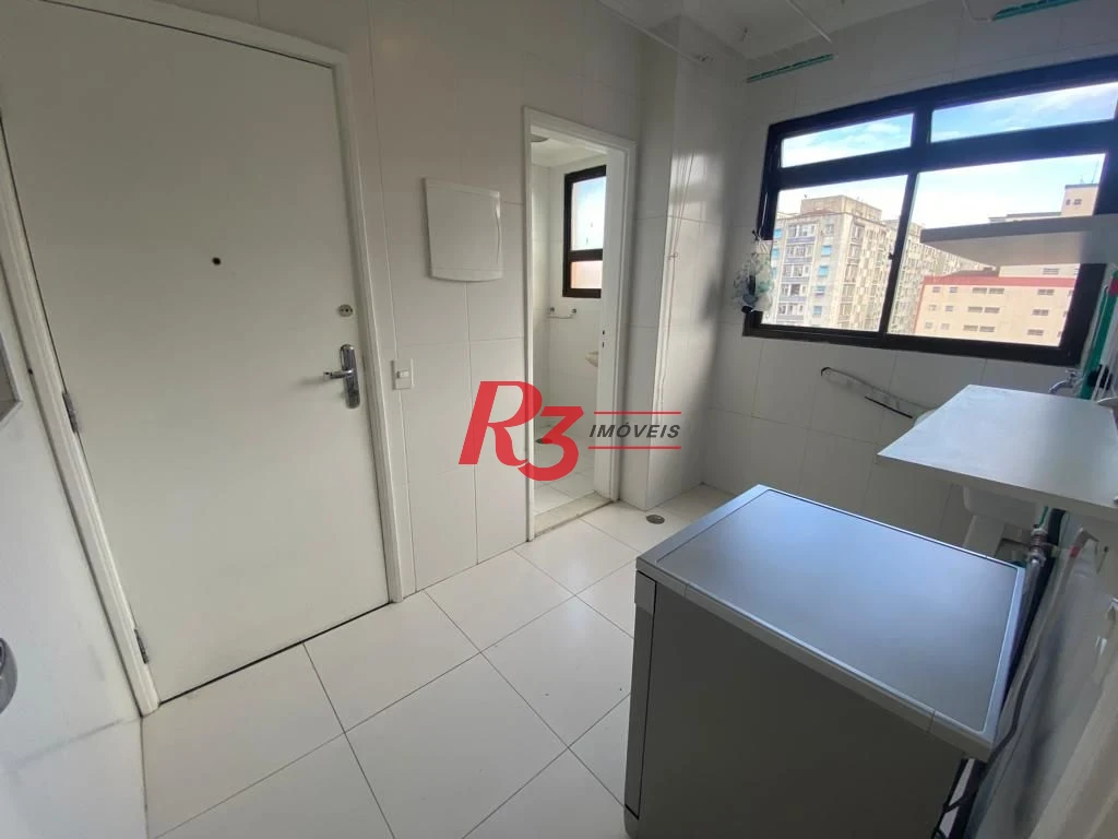 Apartamento com 3 dormitórios para alugar, 140 m² por R$ 11.500,00/mês - Aparecida - Santos/SP