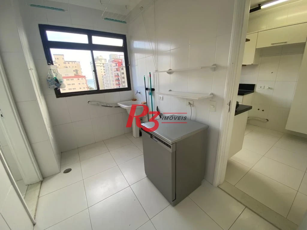 Apartamento com 3 dormitórios para alugar, 140 m² por R$ 11.500,00/mês - Aparecida - Santos/SP