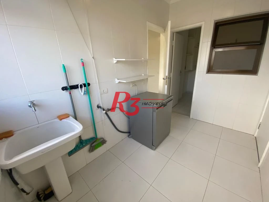 Apartamento com 3 dormitórios para alugar, 140 m² por R$ 11.500,00/mês - Aparecida - Santos/SP