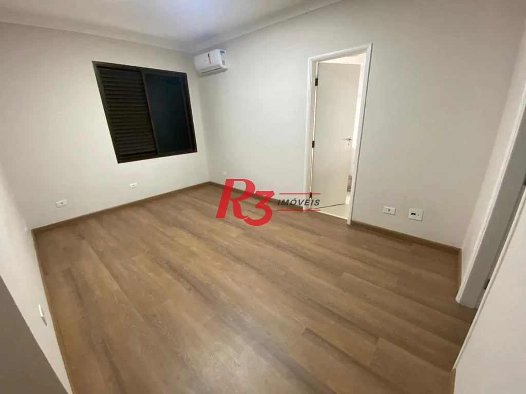 Apartamento com 3 dormitórios para alugar, 140 m² por R$ 11.500,00/mês - Aparecida - Santos/SP