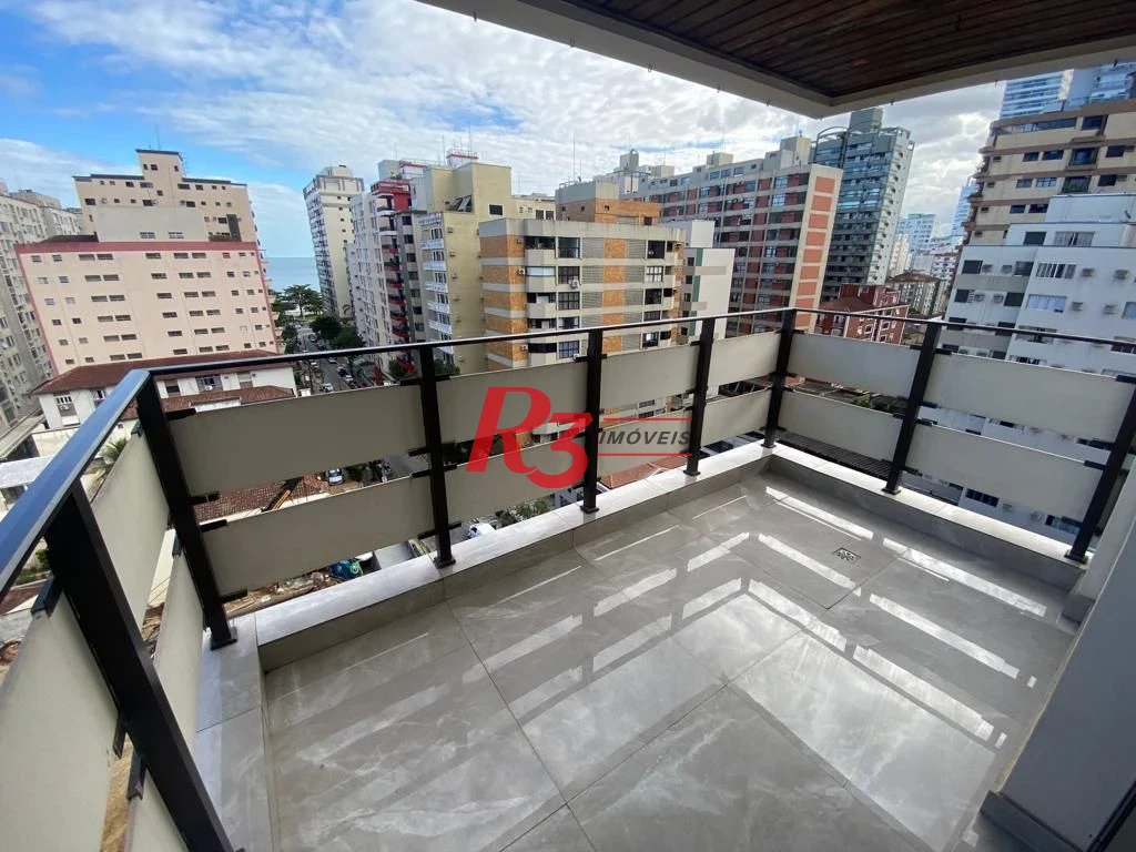 Apartamento com 3 dormitórios para alugar, 140 m² por R$ 11.500,00/mês - Aparecida - Santos/SP