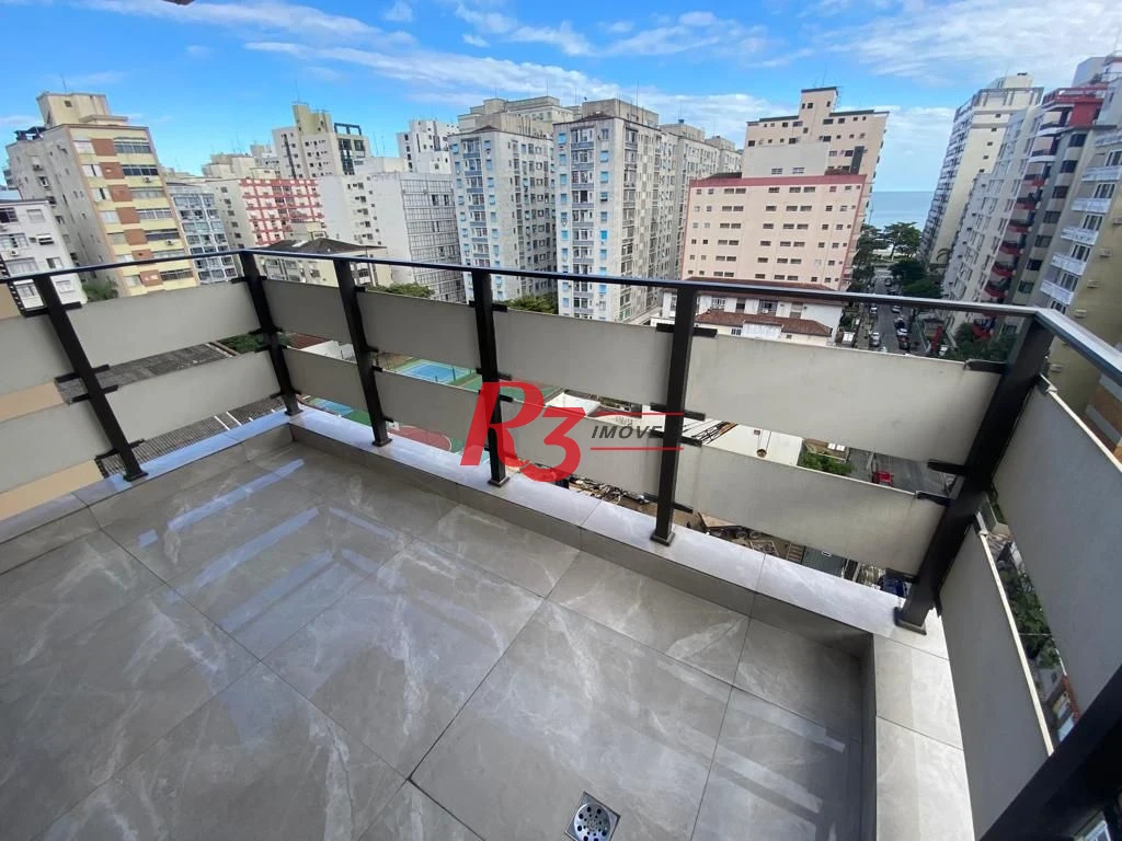 Apartamento com 3 dormitórios para alugar, 140 m² por R$ 11.500,00/mês - Aparecida - Santos/SP