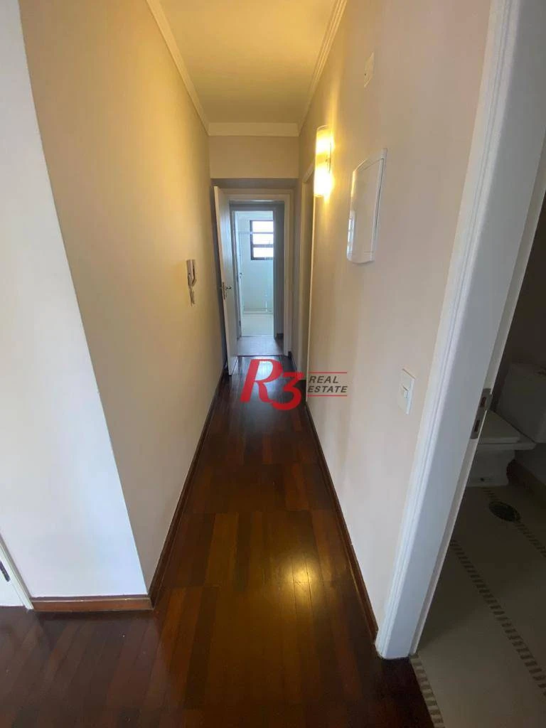 Apartamento com 3 dormitórios para alugar, 140 m² por R$ 11.500,00/mês - Aparecida - Santos/SP