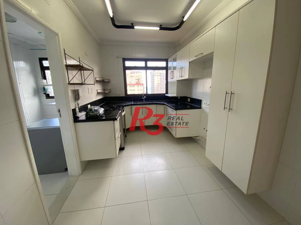Apartamento com 3 dormitórios para alugar, 140 m² por R$ 11.500,00/mês - Aparecida - Santos/SP