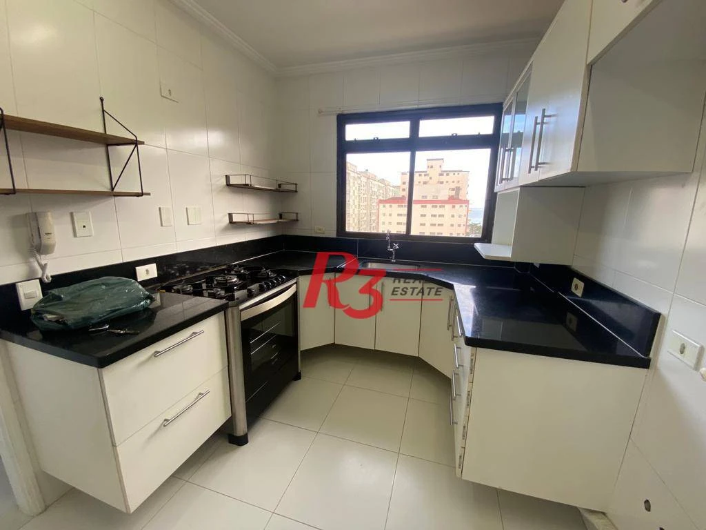 Apartamento com 3 dormitórios para alugar, 140 m² por R$ 11.500,00/mês - Aparecida - Santos/SP