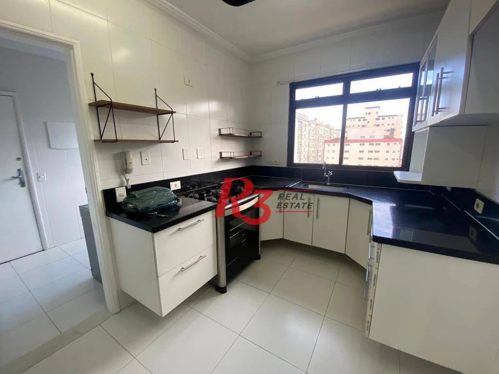 Apartamento com 3 dormitórios para alugar, 140 m² por R$ 11.500,00/mês - Aparecida - Santos/SP