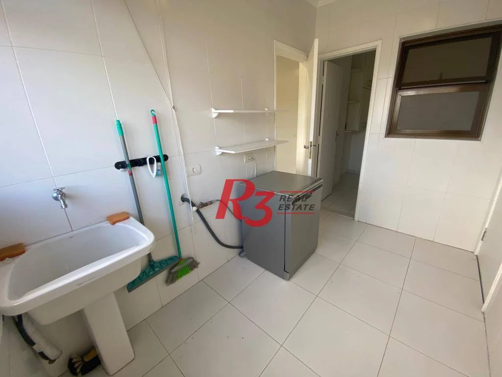 Apartamento com 3 dormitórios para alugar, 140 m² por R$ 11.500,00/mês - Aparecida - Santos/SP