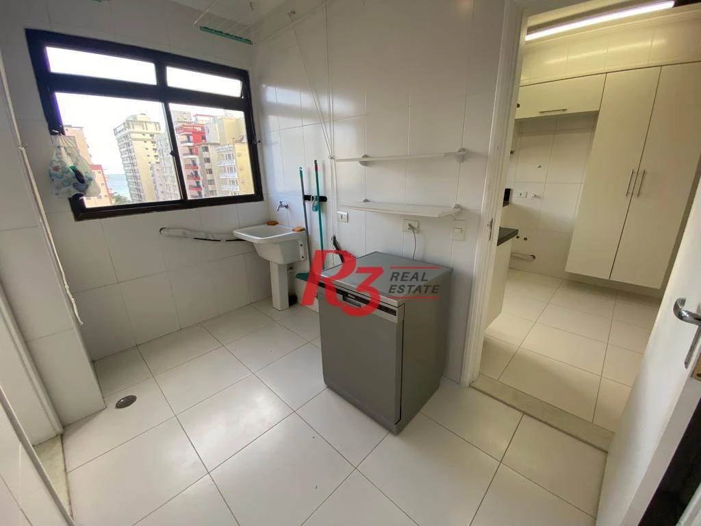 Apartamento com 3 dormitórios para alugar, 140 m² por R$ 11.500,00/mês - Aparecida - Santos/SP
