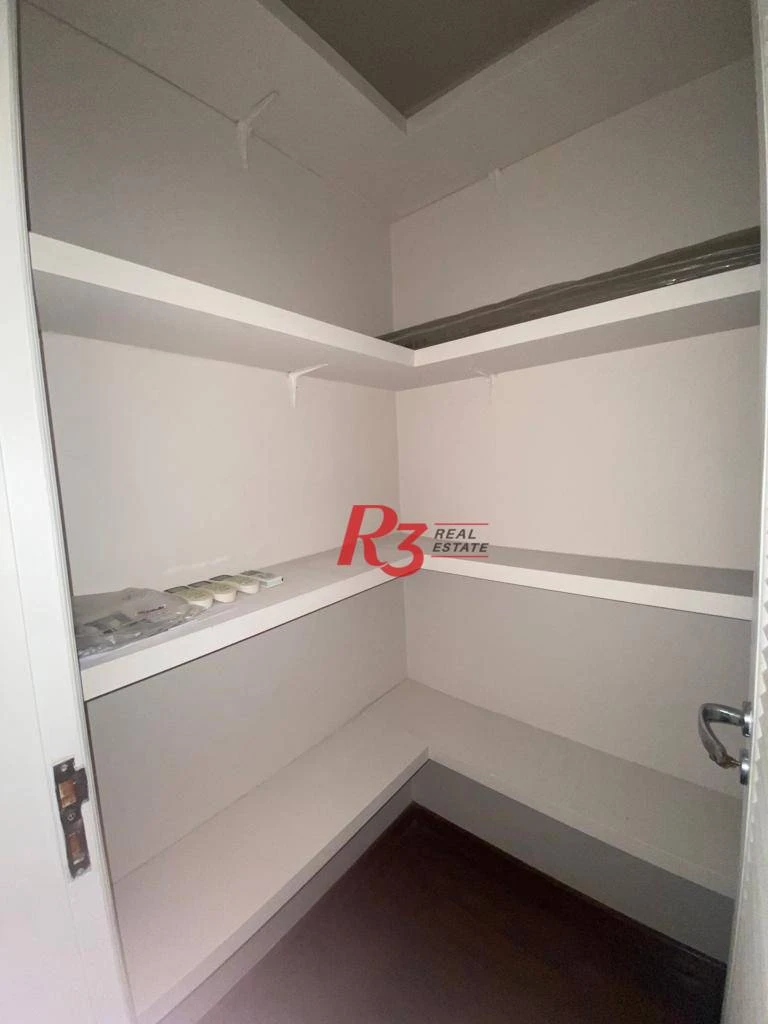 Apartamento com 3 dormitórios para alugar, 140 m² por R$ 11.500,00/mês - Aparecida - Santos/SP