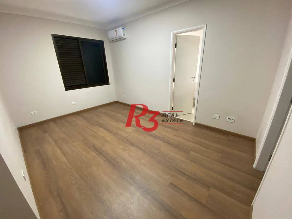 Apartamento com 3 dormitórios para alugar, 140 m² por R$ 11.500,00/mês - Aparecida - Santos/SP