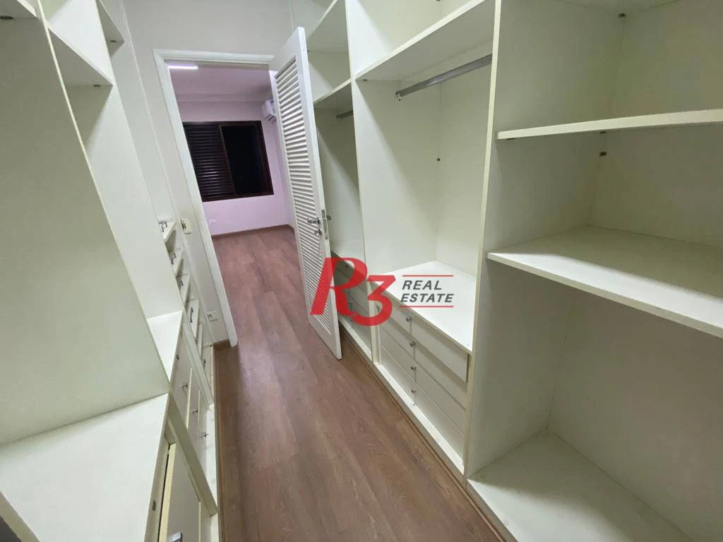 Apartamento com 3 dormitórios para alugar, 140 m² por R$ 11.500,00/mês - Aparecida - Santos/SP