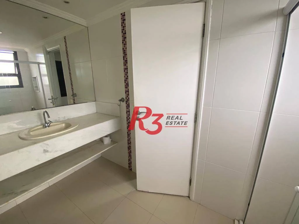 Apartamento com 3 dormitórios para alugar, 140 m² por R$ 11.500,00/mês - Aparecida - Santos/SP