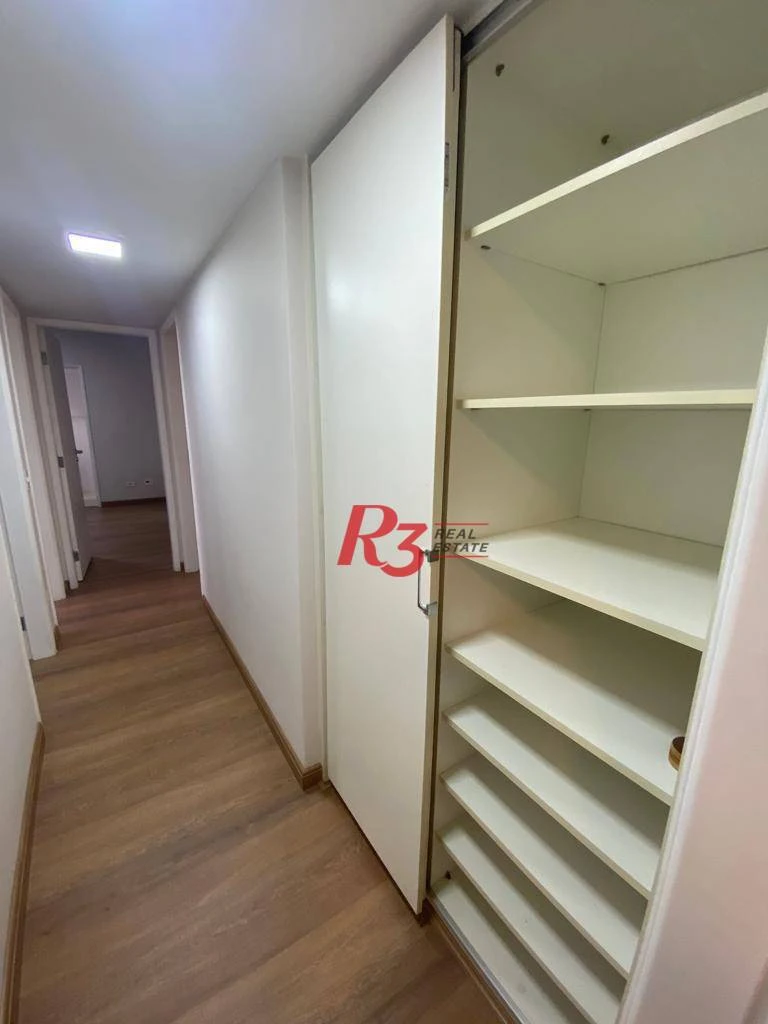 Apartamento com 3 dormitórios para alugar, 140 m² por R$ 11.500,00/mês - Aparecida - Santos/SP