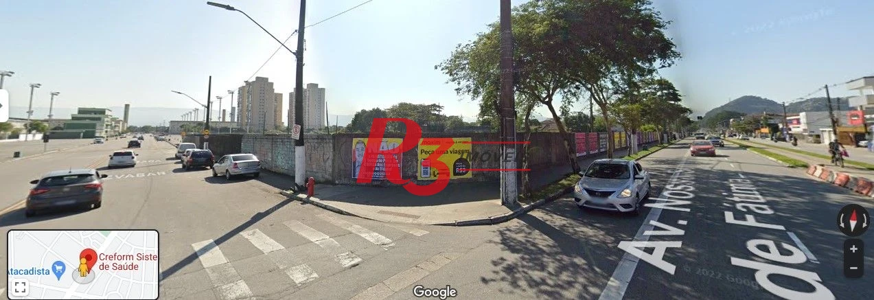 Terreno à venda, 9613 m² por R$ 32.600.000,00 - Areia Branca - Santos/SP