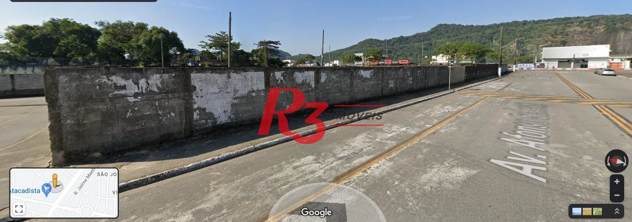 Terreno à venda, 9613 m² por R$ 32.600.000,00 - Areia Branca - Santos/SP