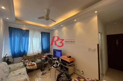 Apartamento à venda, 66 m² por R$ 360.000,00 - José Menino - Santos/SP
