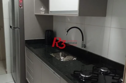 Apartamento à venda, 54 m² por R$ 265.000,00 - Chico de Paula - Santos/SP