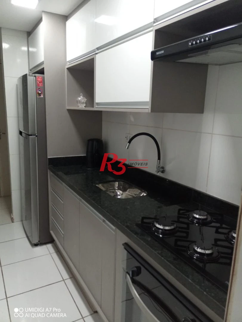 Apartamento à venda, 54 m² por R$ 265.000,00 - Chico de Paula - Santos/SP