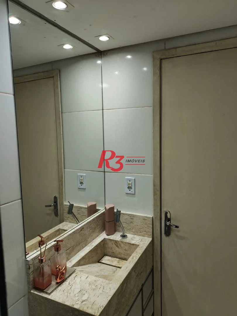 Apartamento à venda, 54 m² por R$ 265.000,00 - Chico de Paula - Santos/SP