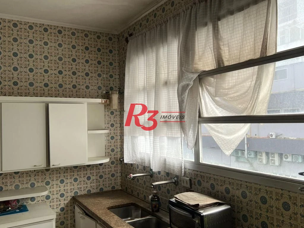 Apartamento com 3 dormitórios à venda, 165 m² por R$ 1.595.000,00 - Gonzaga - Santos/SP
