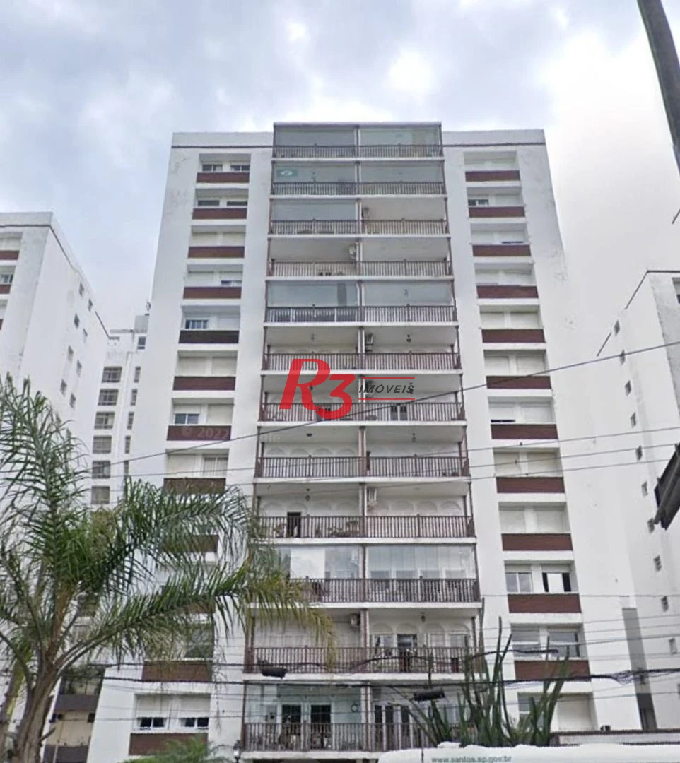 Apartamento com 3 dormitórios à venda, 165 m² por R$ 1.595.000,00 - Gonzaga - Santos/SP