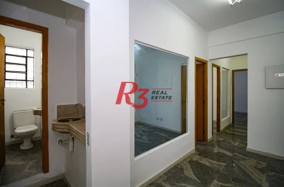 Sala, 47 m² - venda por R$ 237.000,00 ou aluguel por R$ 2.141,00/mês - Centro - Santos/SP