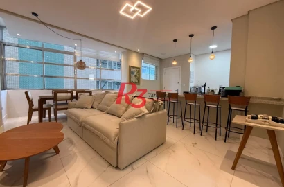 Apartamento com 2 dormitórios à venda, 110 m² por R$ 950.000,00 - Pompéia - Santos/SP