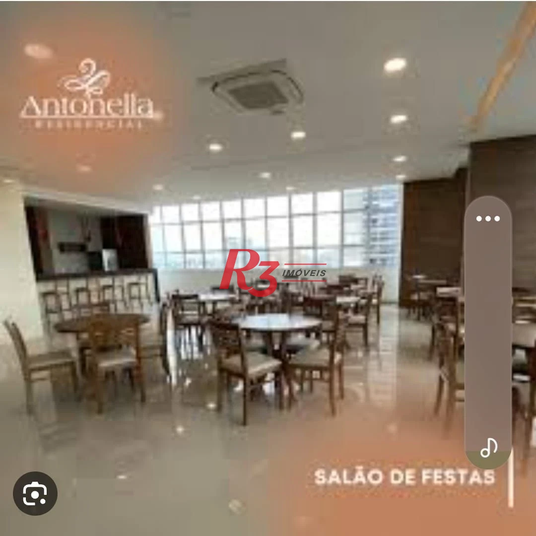Apartamento Garden com 2 dormitórios à venda, 94 m² por R$ 720.000 - Embaré - Santos/SP