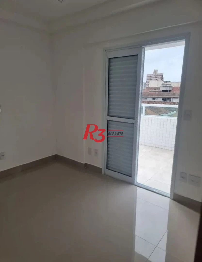 Apartamento Garden com 2 dormitórios à venda, 94 m² por R$ 720.000 - Embaré - Santos/SP