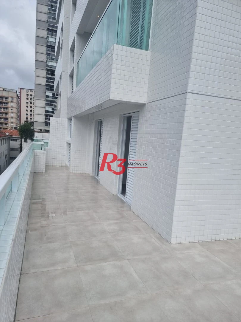 Apartamento Garden com 2 dormitórios à venda, 94 m² por R$ 720.000 - Embaré - Santos/SP