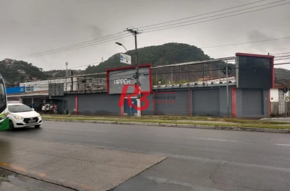 Loja para alugar, 351 m² por R$ 7.000,00/mês - Saboó - Santos/SP