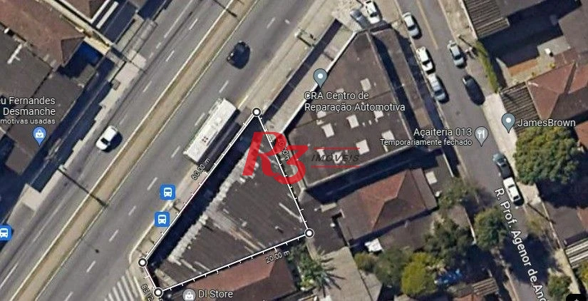 Loja para alugar, 351 m² por R$ 7.000,00/mês - Saboó - Santos/SP