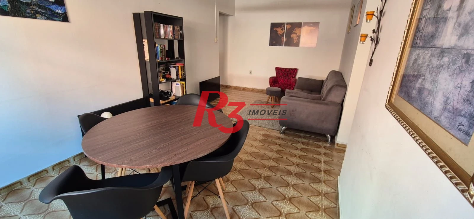 Apartamento com 2 dormitórios à venda, 71 m² por R$ 375.000,00 - Marapé - Santos/SP