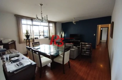 Apartamento com 3 dormitórios à venda, 124 m² por R$ 720.000,00 - Ponta da Praia - Santos/SP