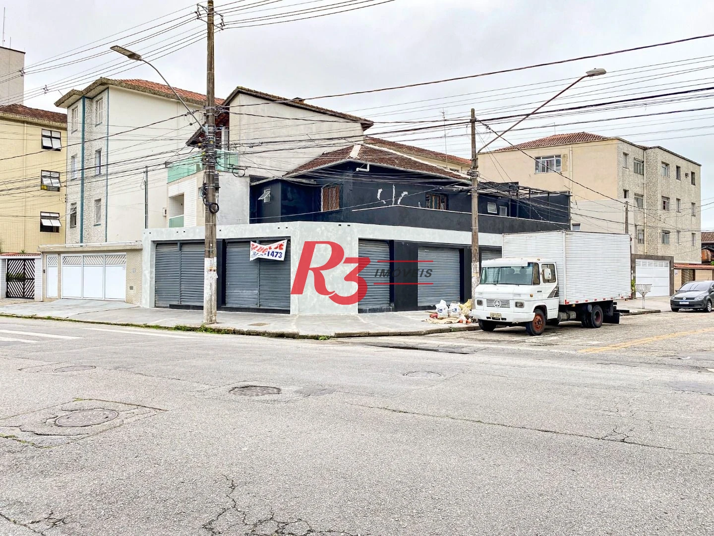 Sobrado com 2 dormitórios para alugar, 220 m² por R$ 11.000,00/mês - Marapé - Santos/SP