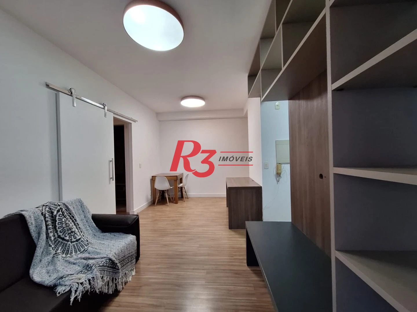 Apartamento com 1 dormitório para alugar, 47 m² por R$ 4.700,00/mês - Boqueirão - Santos/SP