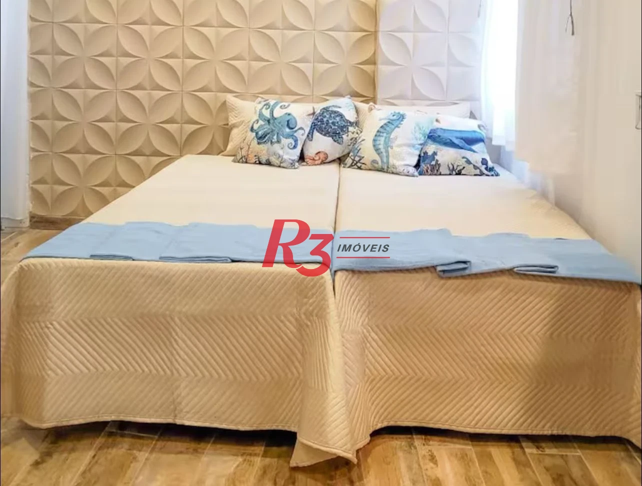 Kitnet para alugar, 30 m² por R$ 4.200,00/mês - Embaré - Santos/SP
