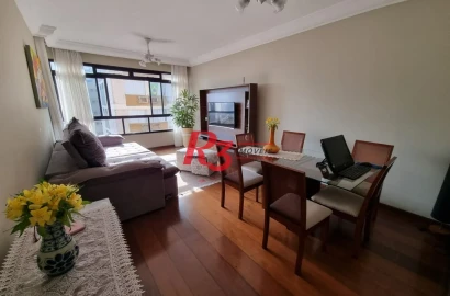 Apartamento com 2 dormitórios à venda, 95 m² por R$ 550.000,00 - Itararé - São Vicente/SP