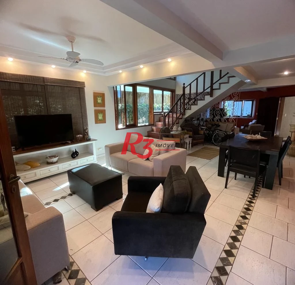 Casa com 4 dormitórios à venda, 247 m² por R$ 2.300.000 - Balneário Praia do Pernambuco - Guarujá/SP -