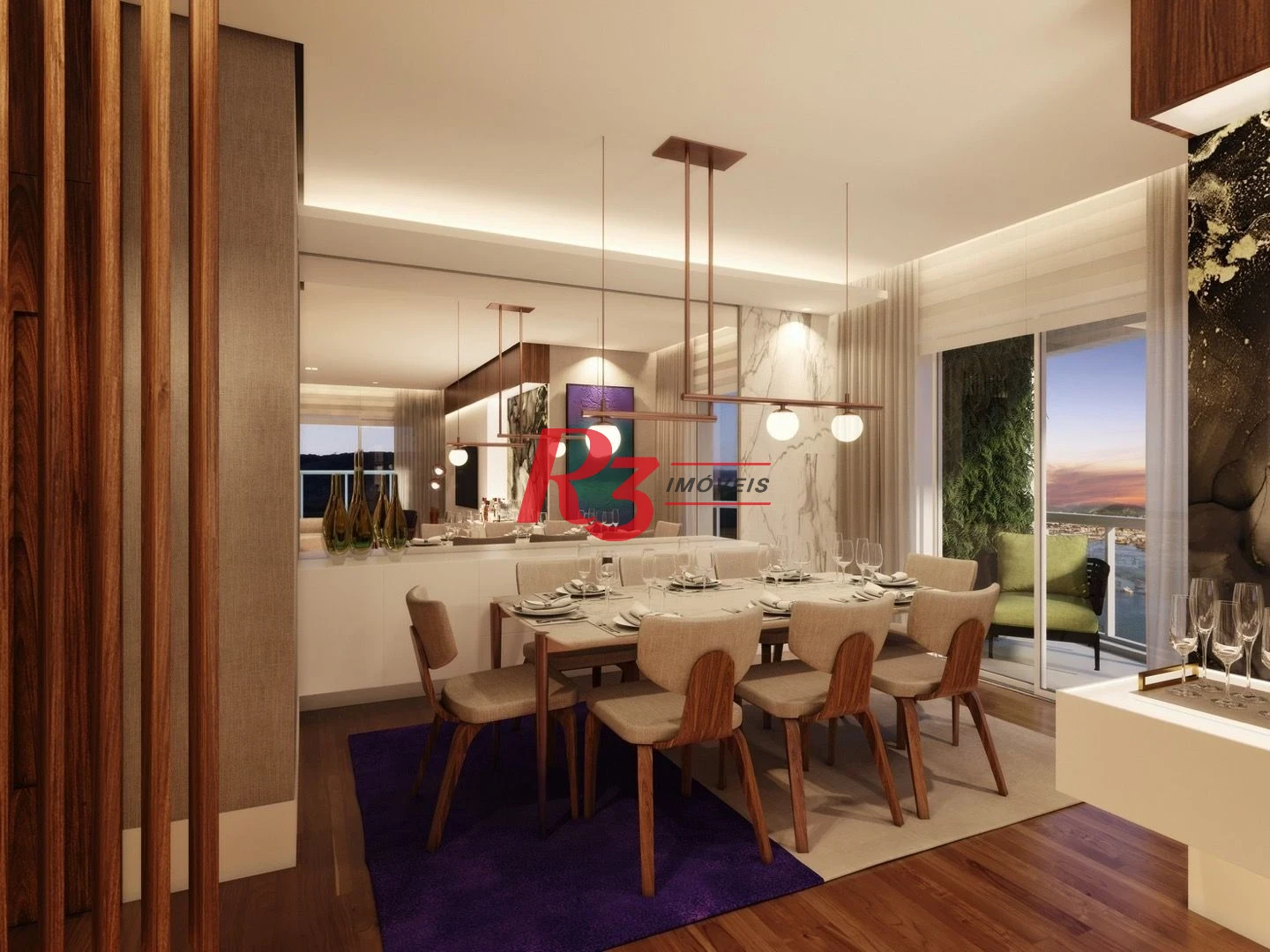Cobertura com 3 suítes à venda, 214 m² - Ponta da Praia - Santos/SP