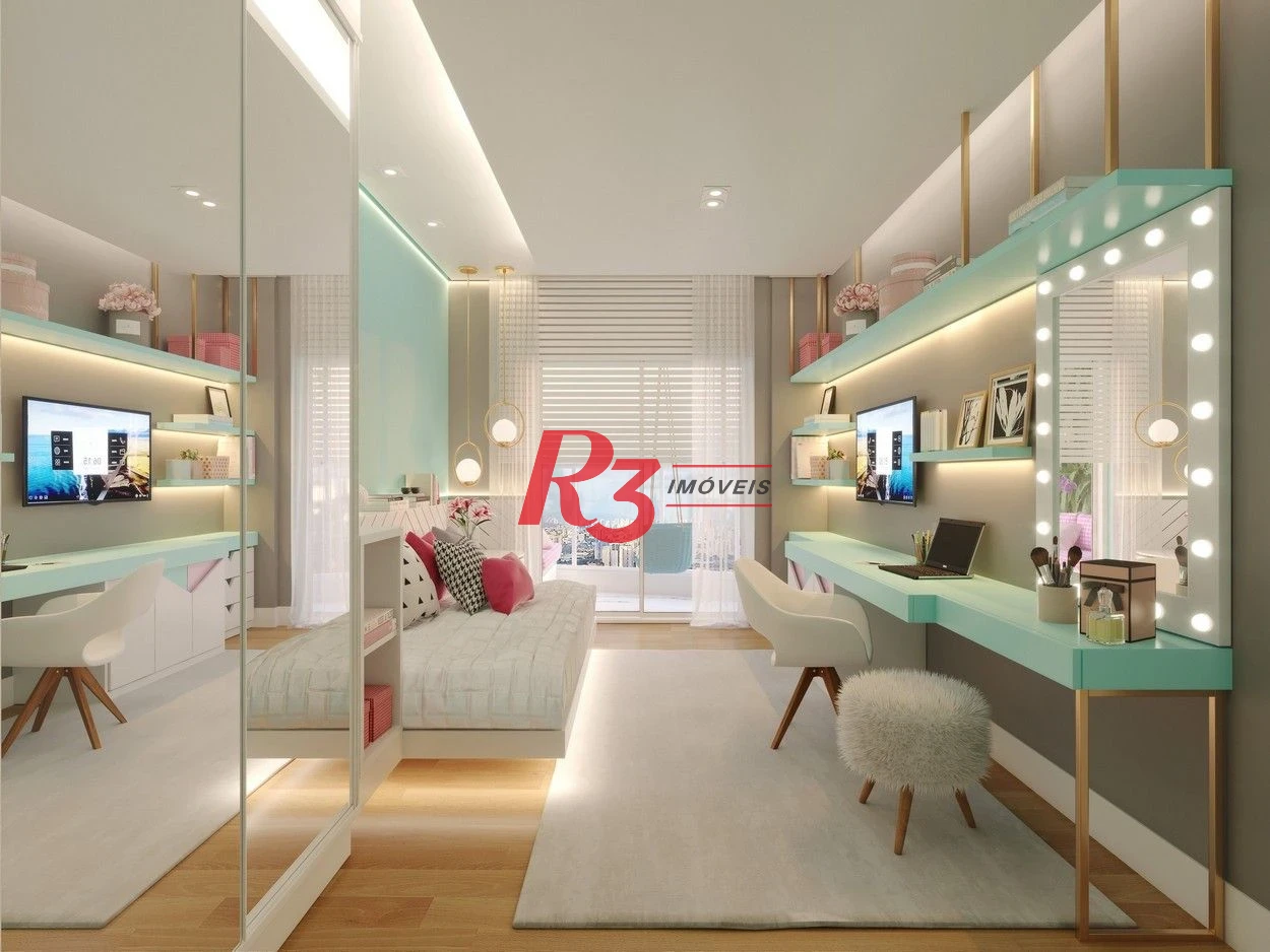 Cobertura com 3 suítes à venda, 214 m² - Ponta da Praia - Santos/SP