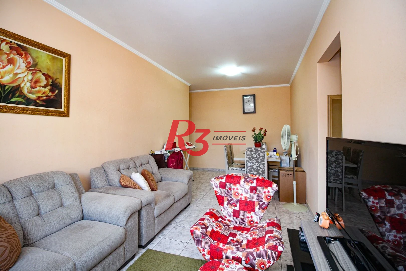 Apartamento com 2 dormitórios à venda, 80 m² por R$ 440.000,00 - Marapé - Santos/SP
