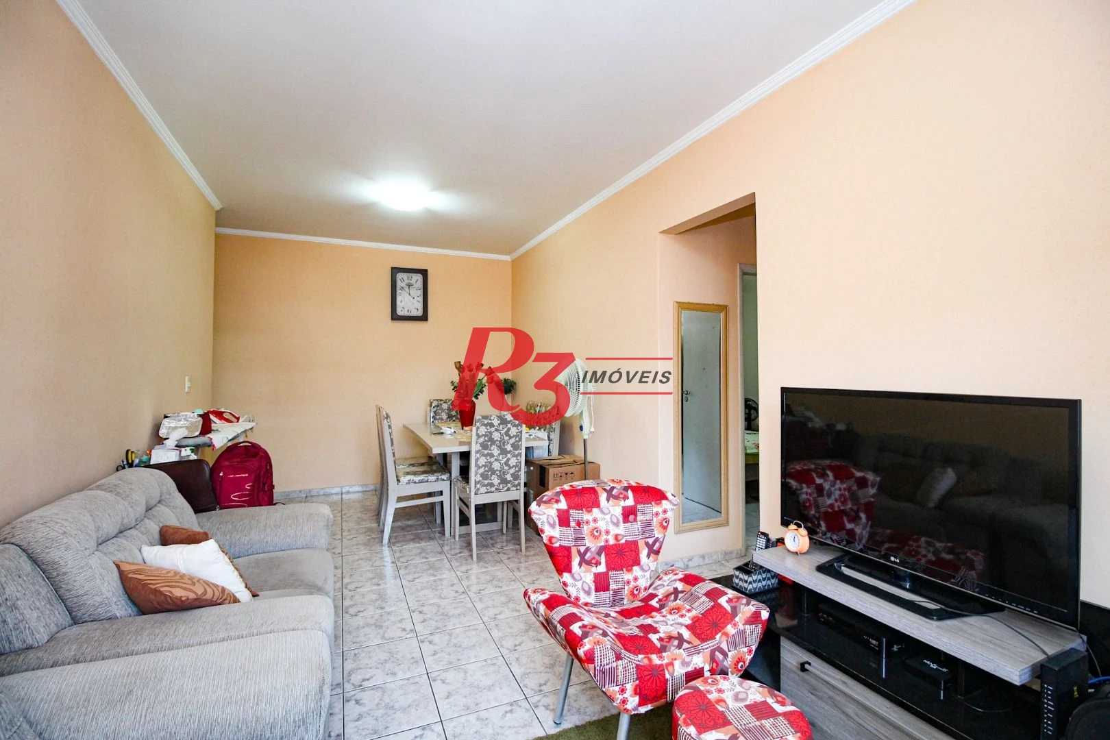 Apartamento com 2 dormitórios à venda, 80 m² por R$ 440.000,00 - Marapé - Santos/SP